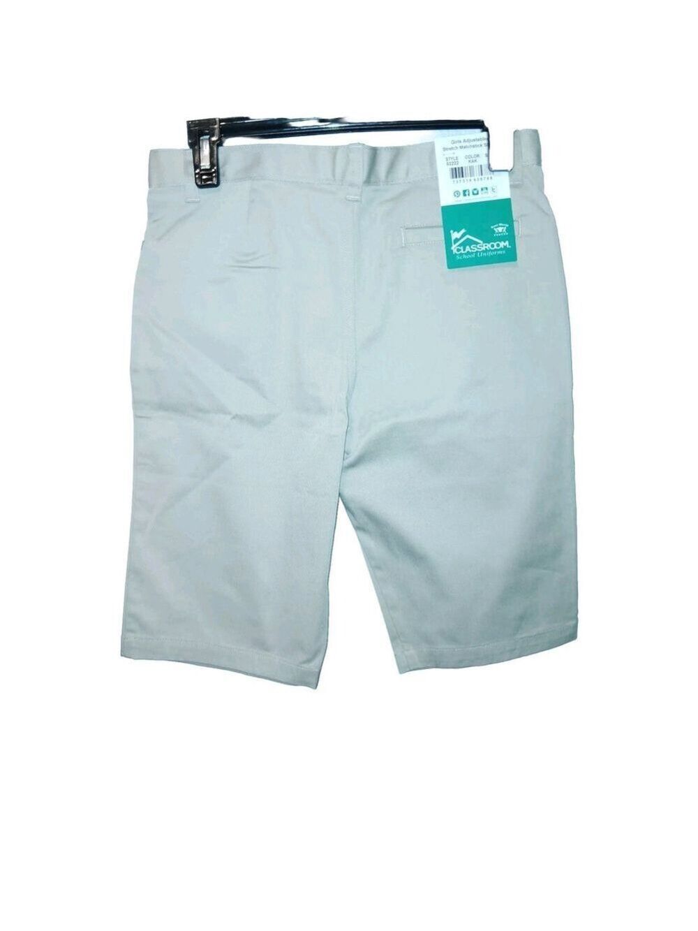 Classroom Shorts Girls 14 Khaki Style 52222 School Uniform NWT Adjustable Waist